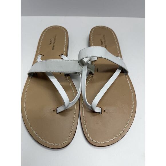 Ragazzoni Capri Shoes Shoes - Capri Ragozzini Shoes Women’s White Leather Handmade Sandals Size 40 Summer